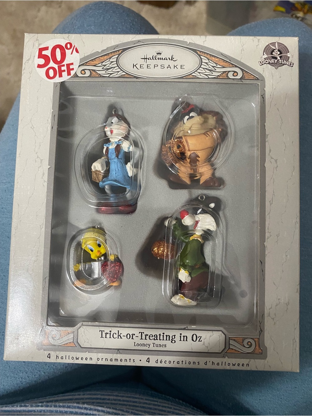 Looney Tunes 'Trick-or-Treating in Oz' Halloween Ornament Set - Multicolor